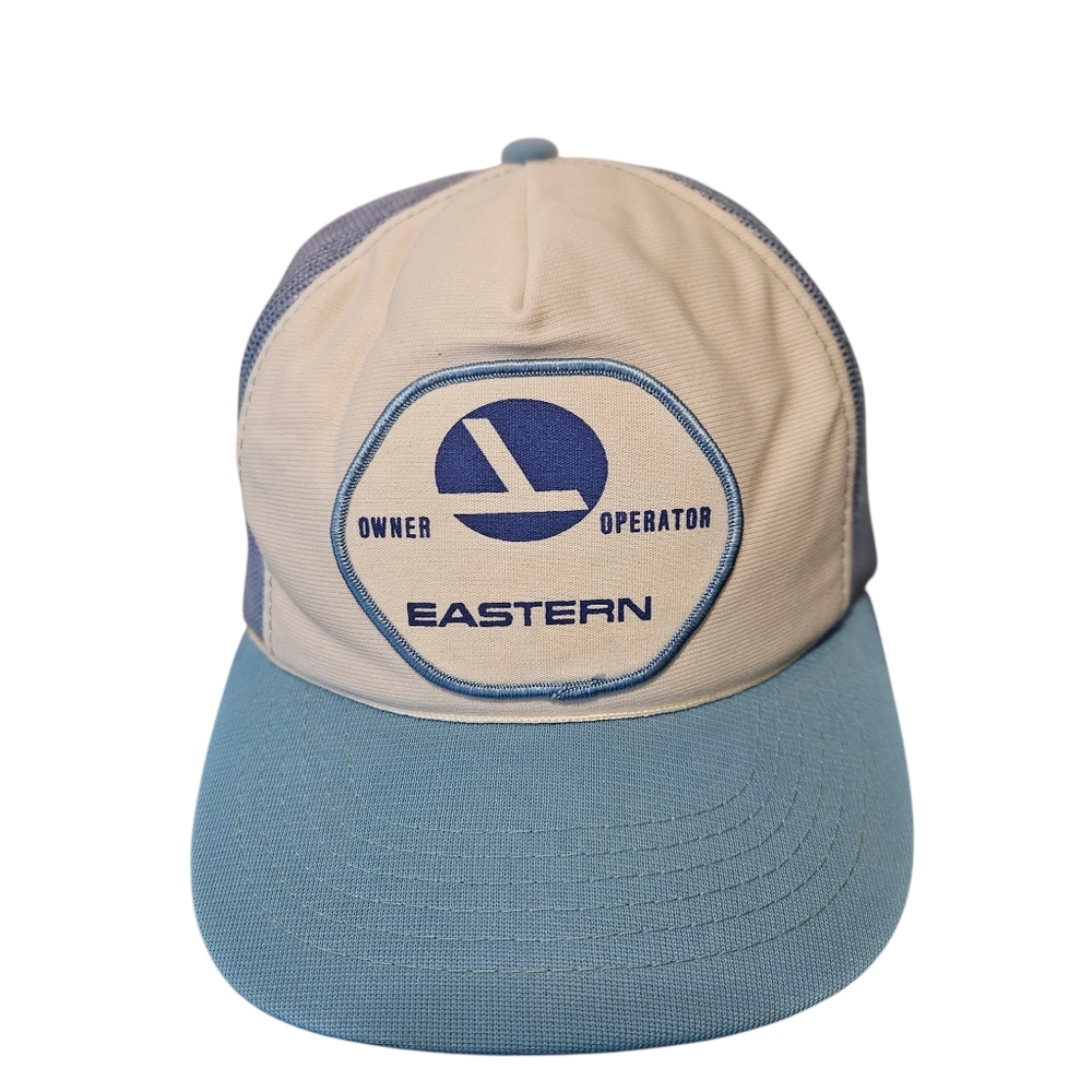 Eastern Airlines Snapback Hat‎ Mesh Trucker Cap Vintage 80's